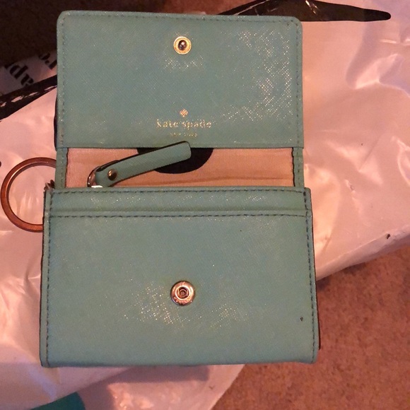 🌹Kate Spade snap fold-over flap ID and zip pocket - Picture 8 of 12